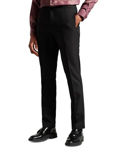 Узкие брюки на шнурке Ted Baker, цвет Black