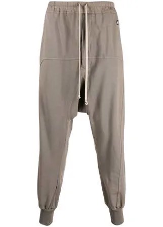 Rick Owens DRKSHDW спортивные брюки с низким шаговым швом