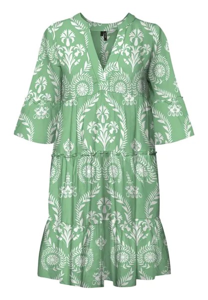Летнее платье VMDICTHE 3/4 Vero Moda, светло-зеленый