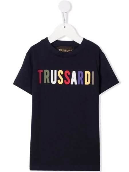 TRUSSARDI JUNIOR футболка с логотипом