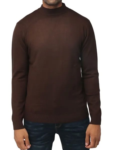Однотонный свитер с воротником-стойкой X Ray, цвет Dark Brown