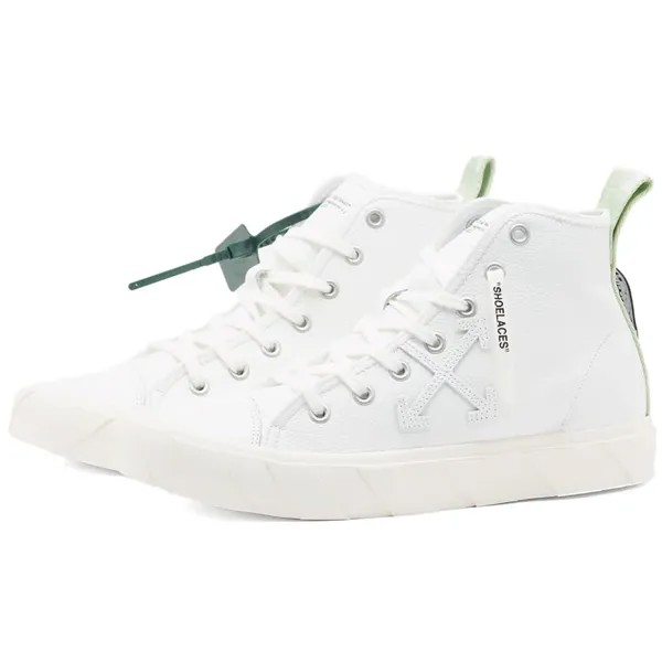 Кроссовки Off-White Mid Top Vulcanized Leather Sneaker