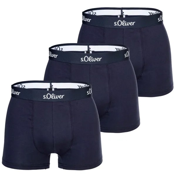 Боксеры S Oliver Boxershort 3 шт, морской