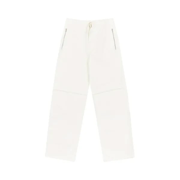 Брюки Jil Sander Drawstring Trousers, белый