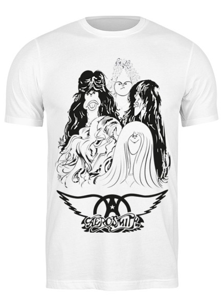 Футболка унисекс Printio Aerosmith (смиты, smits) белая 2XL
