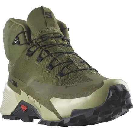 Ботинки Cross Hike 2 Mid GTX мужские Salomon, цвет Olive Night/Moss Gray/Black