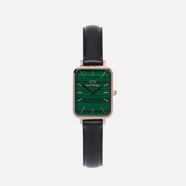 Наручные часы женские Daniel Wellington Quadro Pressed Sheffield DW00100439_чёрный