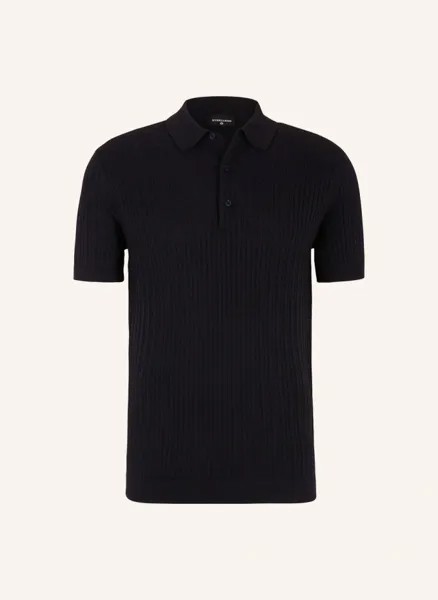 Рубашка-поло knit polo shirt kito, темно-синий Strellson, синий