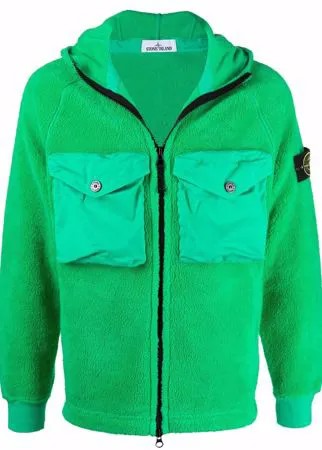 Stone Island бомбер из шерпы