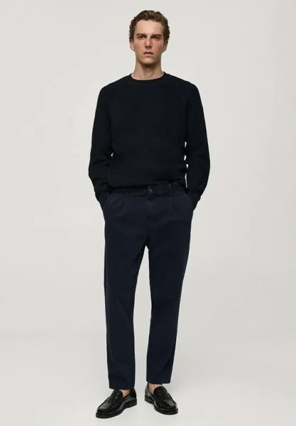 Зауженные джинсы Mango, синий