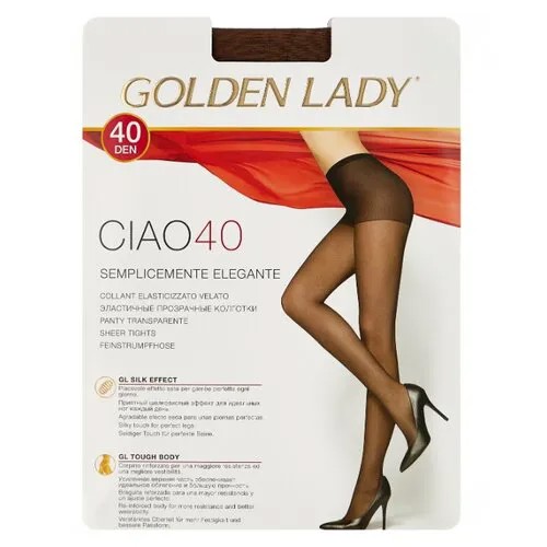 Колготки Golden Lady Ciao 40 den, размер 5-XL, moro (коричневый)
