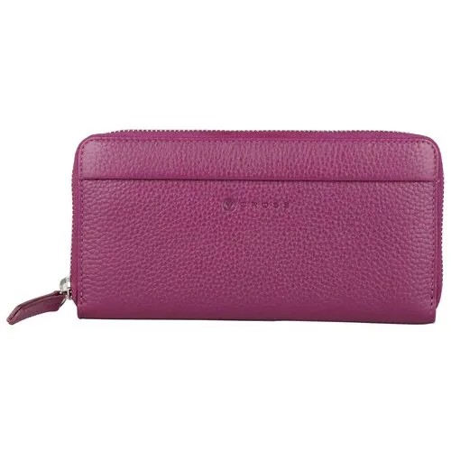 Кошелёк Cross Colors, кожа наппа, фиолетовый, 20x10,2x2 см