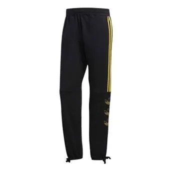 Спортивные штаны adidas originals FT Sweatpant Black/Yellow, черный