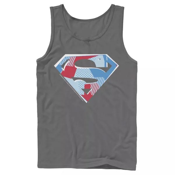 Мужская майка с логотипом на груди и логотипом DC Comics Superman