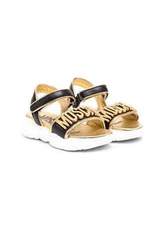 Moschino Kids сандалии с логотипом