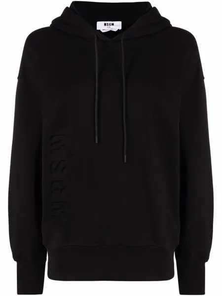 MSGM худи с тисненым логотипом