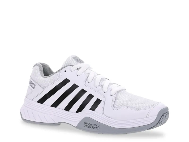 Кроссовки K Swiss Court Express Pickleball кожанные, белый/черный