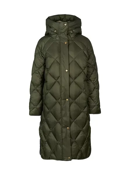 Стеганое нейлоновое пальто Sandyford Barbour, цвет sage dress