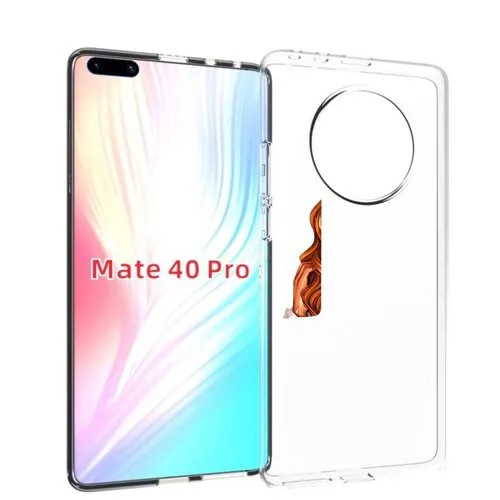 Чехол MyPads Бежевая-куртка женский для Huawei Mate 40 Pro (NOH-NX9) задняя-панель-накладка-бампер