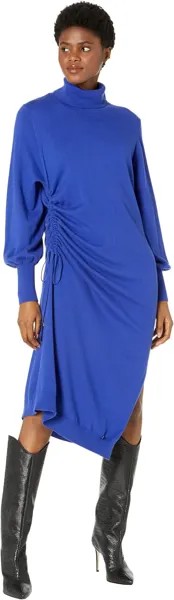 Платье Ted Baker Aavvaa Knitted Dress w/ Rouched Side Detail, цвет Bright Blue