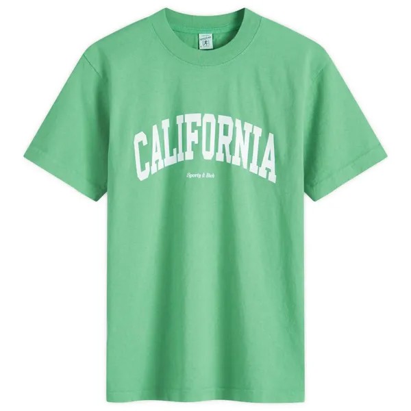 Футболка Sporty & Rich California T-Shirt, цвет Verde & White