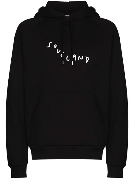 Soulland худи Market с кулиской и принтом