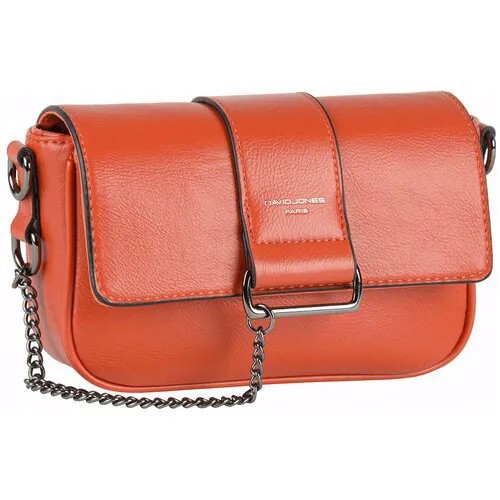 Сумка кросс-боди женская David Jones 6707-1DD-ORANGE, оранжевая