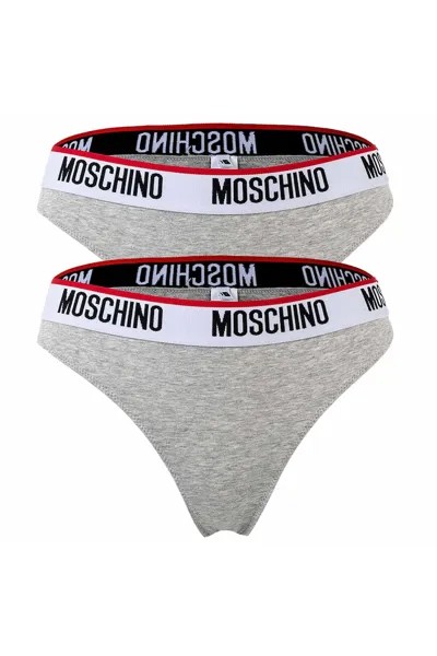 Бразильское бикини - 2 пары Moschino Underwear, серый