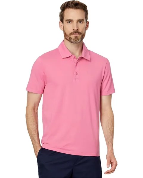 Поло Vince Garment Dye Polo, цвет Washed Pink Blaze