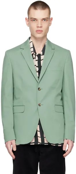 Зеленый пиджак на двух пуговицах Paul Smith