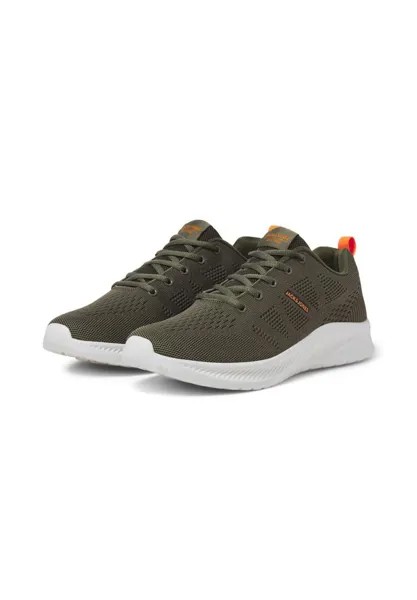 Кроссовки на шнуровке JFWCROXLEY Jack & Jones, пестрая оливковая