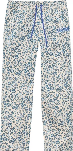 Брюки Pleasures Eclipse Cheetah Beach Pant 'Cream/Blue', синий