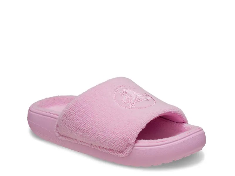 Сандалии Classic Towel Slide Sandal Crocs, светло-розовый