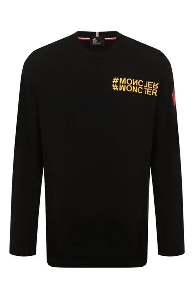 Хлопковый лонгслив Moncler Grenoble