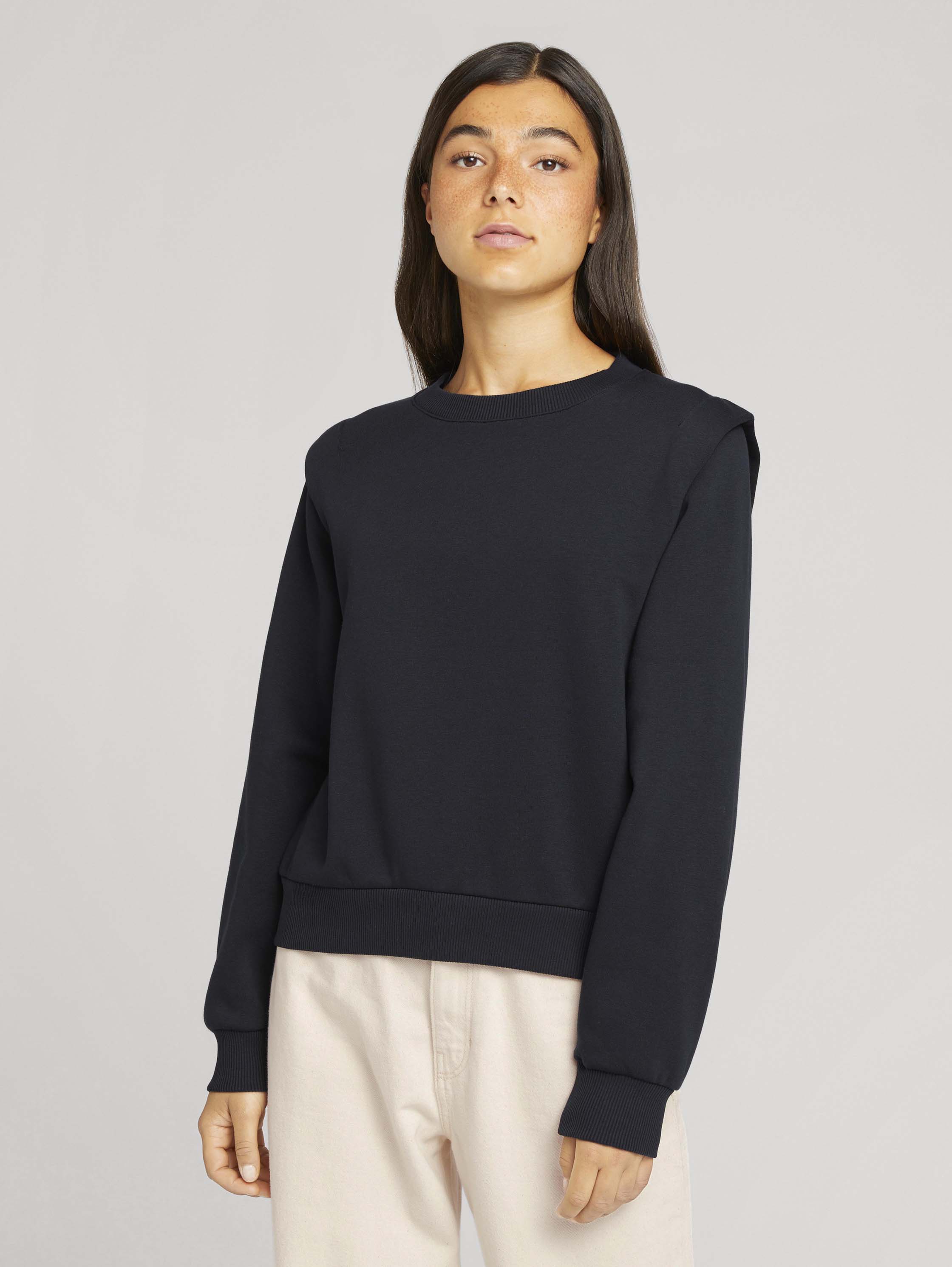 Свитшот женский TOM TAILOR 1027273 синий M