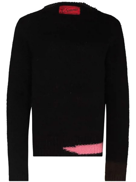 Raf Simons джемпер Vintage с воротником-воронкой