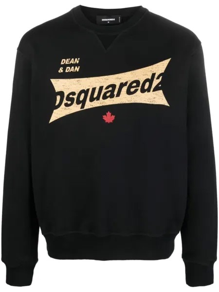 Dsquared2 толстовка с логотипом, черный