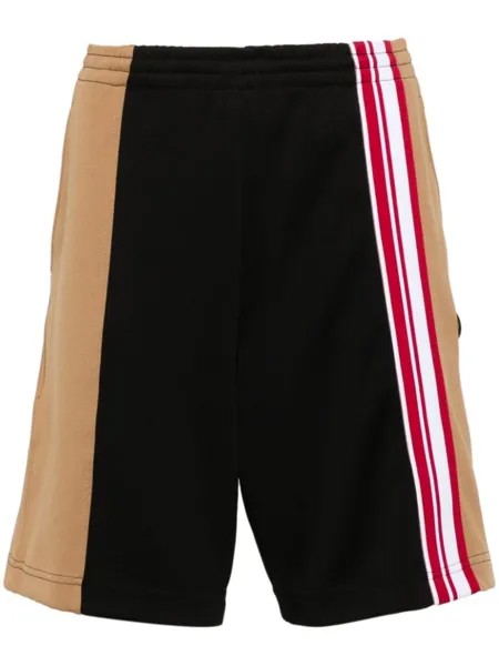 Moschino спортивные шорты с нашивкой-логотипом, черный