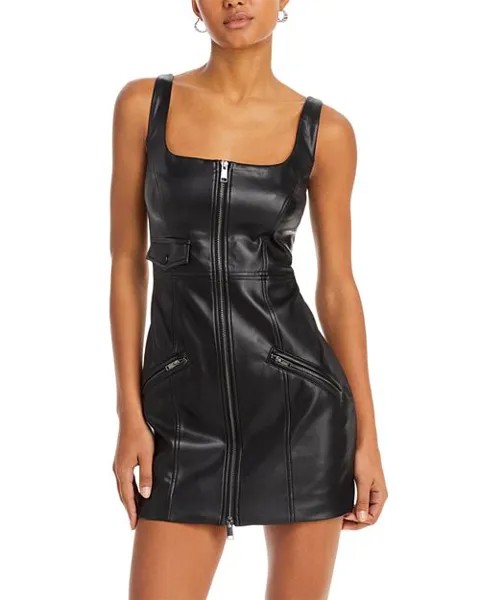 Платье Charleigh из искусственной кожи Ramy Brook, цвет Black