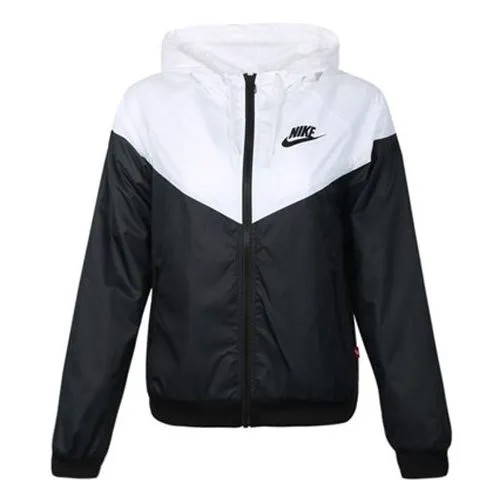 Куртка спортивная с капюшоном дышащая Nike, черный