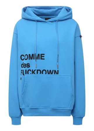 Хлопковое худи Comme des Fuckdown