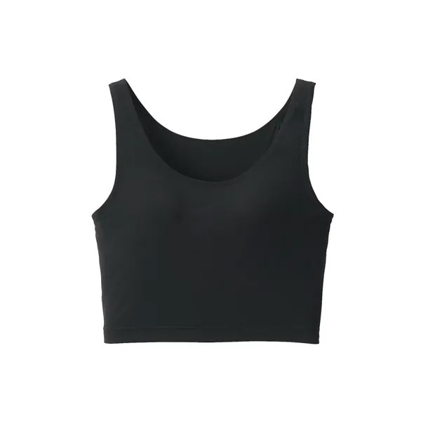 Топ короткий Muji с чашечками, оранжевый