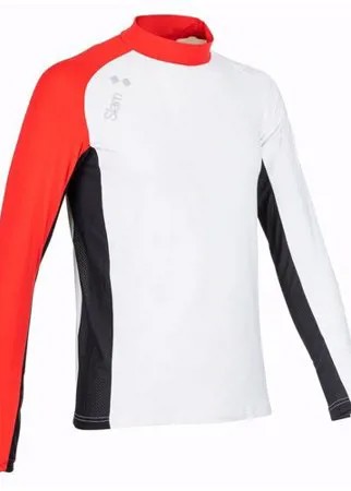 Футболка с длинным рукавом для парусного спорта SLAM Wid-D Breeze T-Shirt LS White/Red/Black (US:S)
