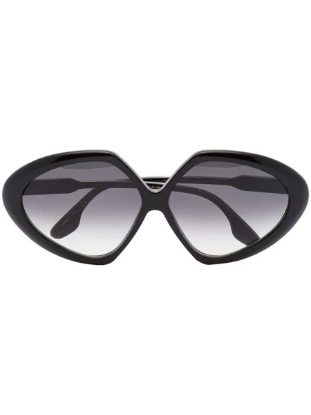 Victoria Beckham Eyewear солнцезащитные очки в массивной оправе 'бабочка'