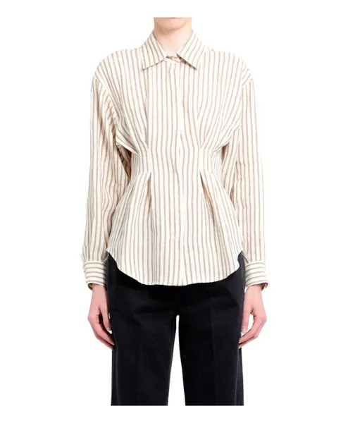 Рубашка Max Mara, бежевый