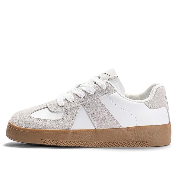 Кроссовки DOUBLE STAR 88 Skateboarding Shoes Unisex Low-top, белый/черный