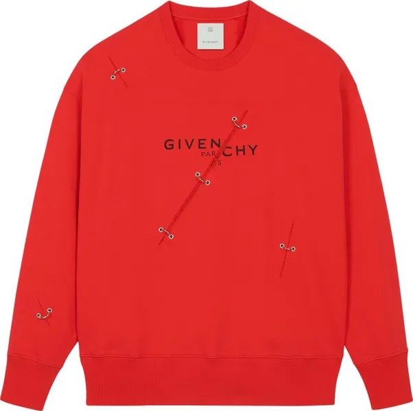 Свитер Givenchy Trompe Loeil Ring Sweater 'Red', красный