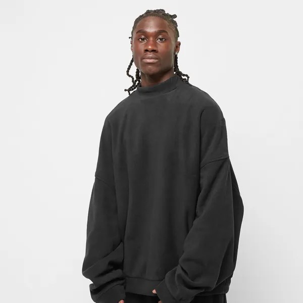 Толстовка Oversized Polar Fleece Crew Urban Classics, цвет Black