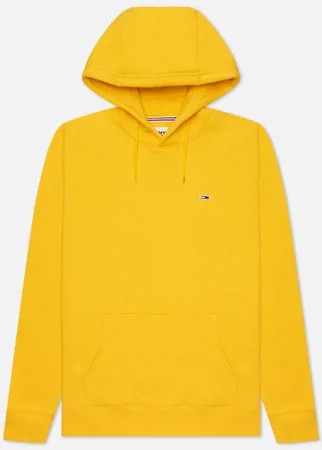 Мужская толстовка Tommy Jeans Regular Fleece Hoodie, цвет жёлтый, размер S