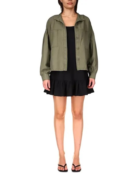 Куртка Sanctuary Keystone Slub Twill Shirt, цвет Trail Green
